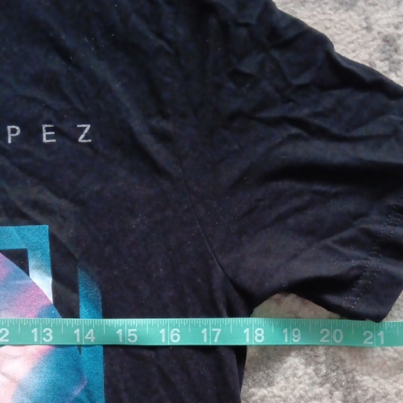 Guess Jennifer Lopez It's My Party Tour Concert T-shirt Black M 100% Cotton - Picture 4 of 6
